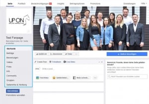 Fanpage anpassen
