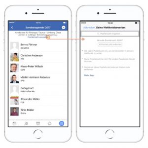 Facebook Wahlkreis Abgeordnete