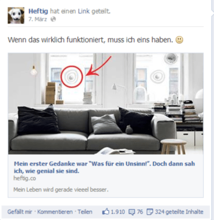 Beste Facebookseiten: Heftig