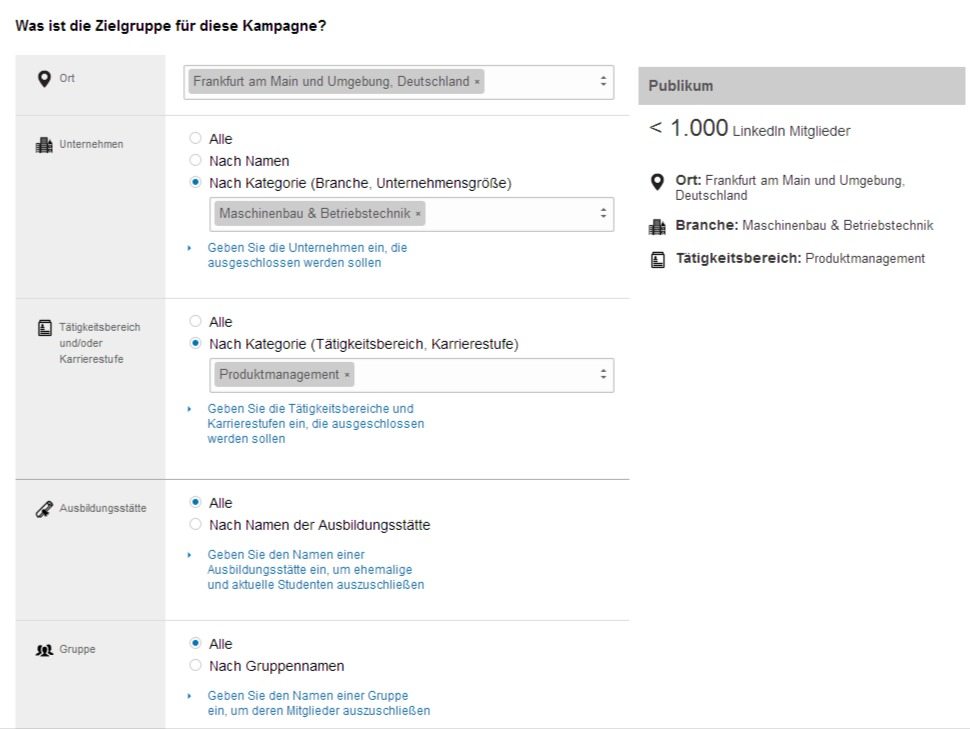 – Online-Marketing-Agentur Stuttgart - UPON GmbH LinkedIn Werbung3