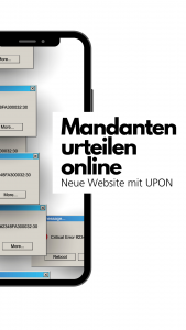 Mandanten urteilen online – UPON GmbH Webdesign für Kanzleien Mandanten urteilen online – UPON GmbH Webdesign für Kanzleien