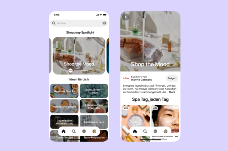 Pinterest Shopping Spotlights