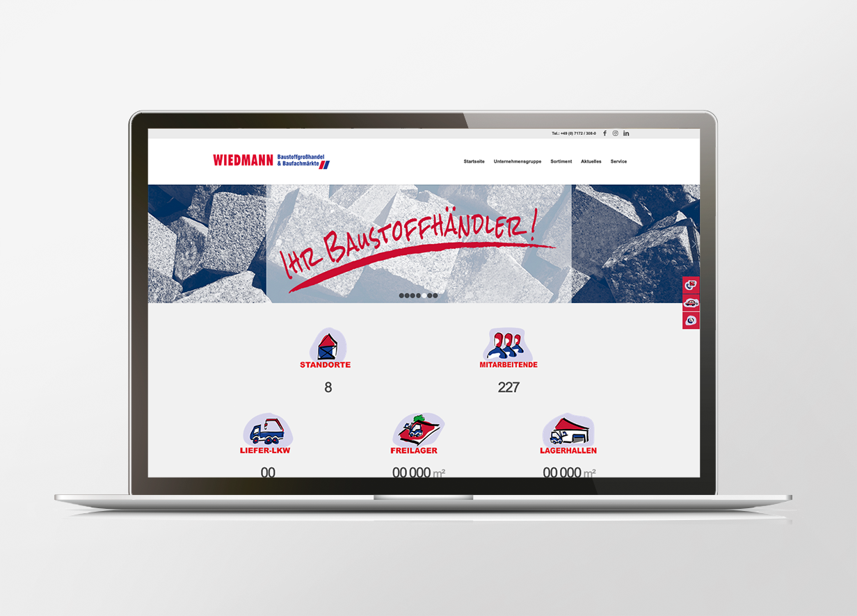 Portfolio Wiedmann Baudstoffe