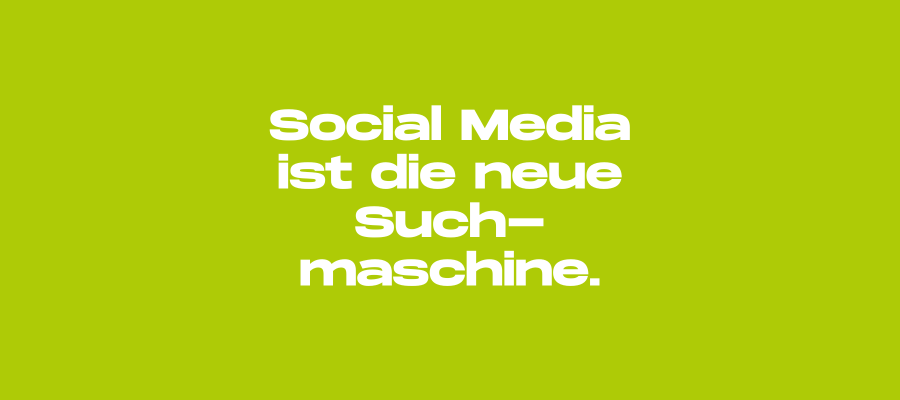UPON Blog social search statt google