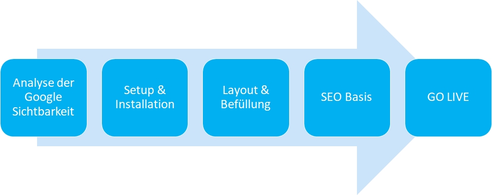 Website Relaunch Phasen