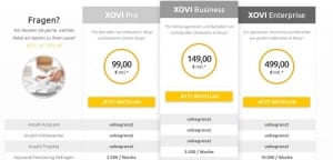 XOVI Suite Preise 2019