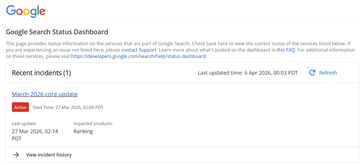 google search dashborad april 26 google search dashborad april 26