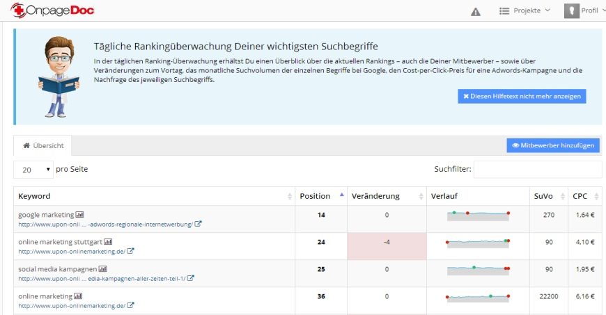 Onpagedoc - Suchmaschinenoptimierung für Einsteiger